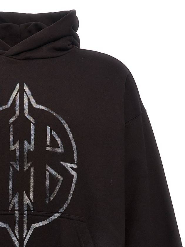 Balenciaga 'Metal Bb Stencil' Hoodie - BALENCIAGA - BALAAN 3