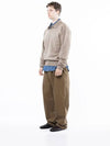 Men s M243TP08OT Dense Modal Open Collar Knit Oatmeal - CHANCE'S NOI - BALAAN 6