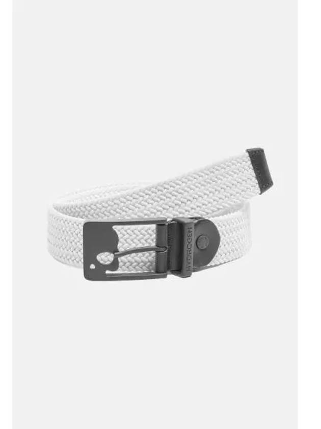 Skull Buckle Viscose Belt White - HYDROGEN - BALAAN 2