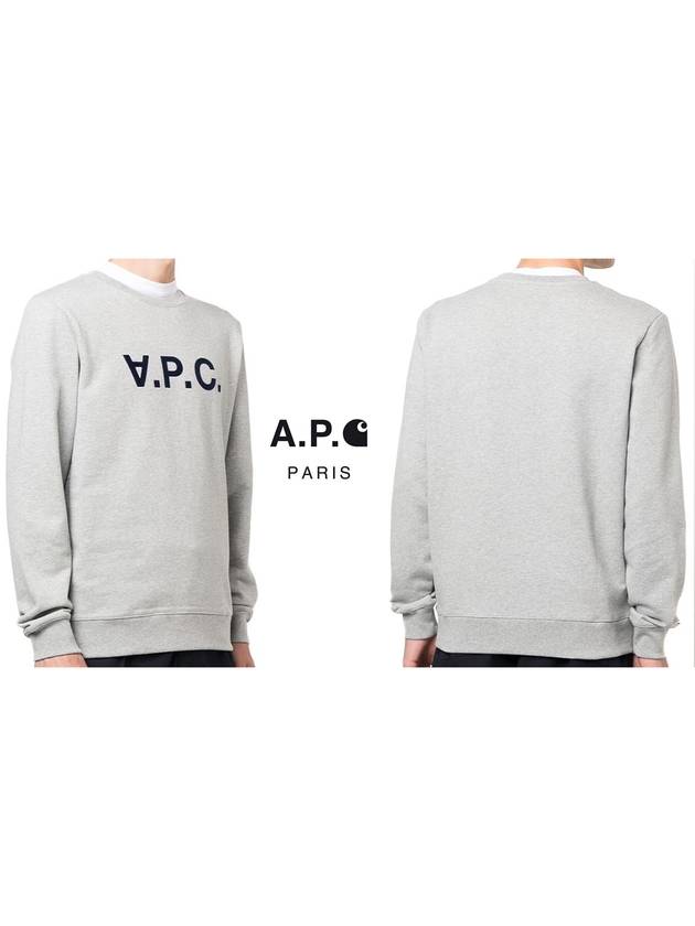 VPC Logo Crew Neck Sweatshirt Grey - A.P.C. - BALAAN 5