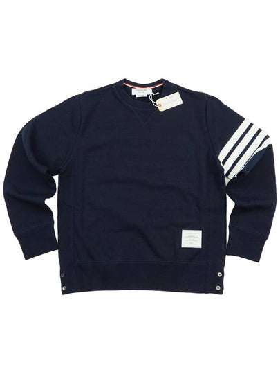 4 Bar Loopback Jersey Sweatshirt Navy - THOM BROWNE - BALAAN 2