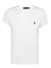 Embroidered Logo Cotton Short Sleeve T-Shirt White - POLO RALPH LAUREN - BALAAN 1