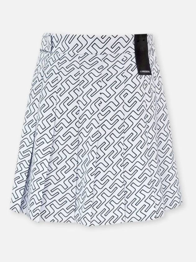 JLINDEBERG Adina Print Golf Skirt Skirt White - J.LINDEBERG - BALAAN 6