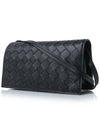 Intrecciato Mini Cross Bag Black - BOTTEGA VENETA - BALAAN 3