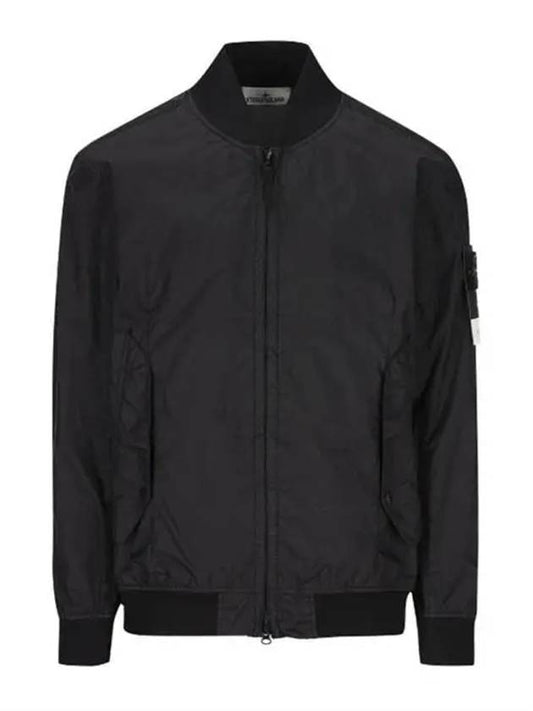 Membrana 3L TC Bomber Jacket Black - STONE ISLAND - BALAAN 2