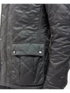 International Ariel Polar Quilted Jacket Charcoal - BARBOUR - BALAAN 6