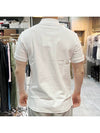 Monogram Motif Polo Shirt White - BURBERRY - BALAAN 6