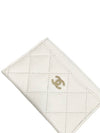 Classic Caviar Gold Card Holder AP0213 Y33352 - CHANEL - BALAAN 3