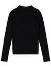 Women s Knit Sweater Signature PK Black MCFW24KN21BK - MACKY - BALAAN 3