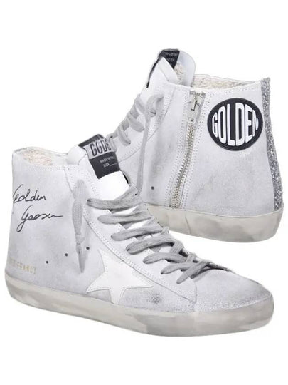 Francy Leather High Top Sneakers White - GOLDEN GOOSE - BALAAN 2