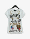 Women s Short Sleeve T Shirt White WTK0629 PJY002N G 4 - PHILIPP PLEIN - BALAAN 1