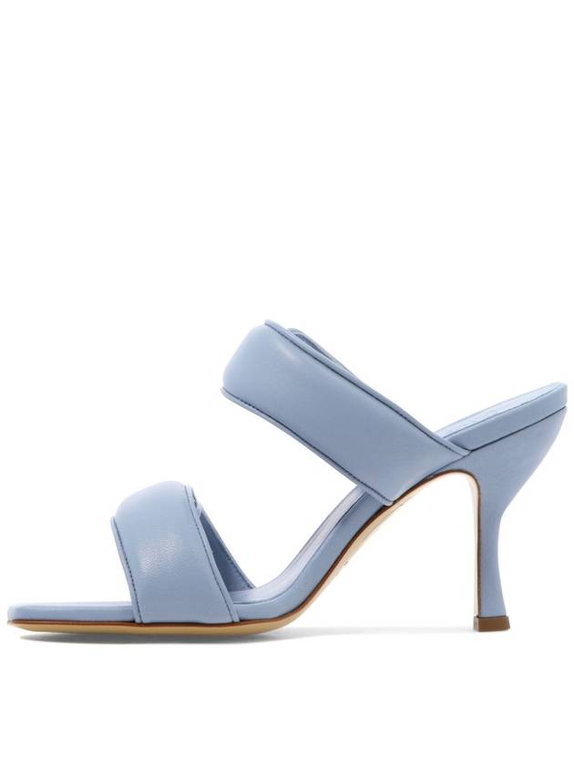 Light-Blue Perni X Pernille Sandals In Leather Woman - GIA BORGHINI - BALAAN 3