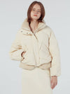 Teddy Layering Short Puffer Cream - REAL ME ANOTHER ME - BALAAN 6