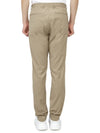 Men's Polyamide Blend Straight Pants Beige - THEORY - BALAAN 5