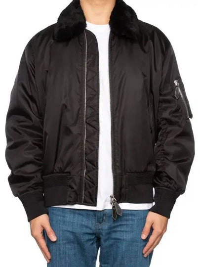 Logo sharing bomber jacket black 8041381 - BURBERRY - BALAAN 2