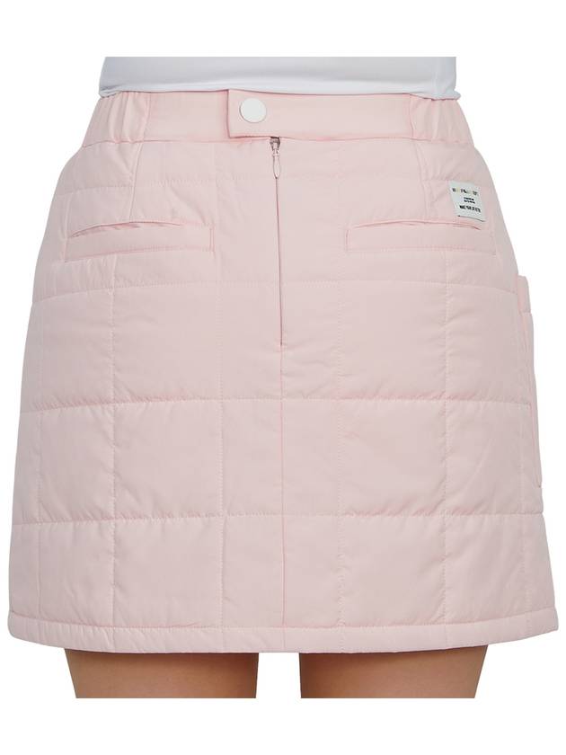 Women's Padded H-Line Skirt Pink - HORN GARMENT - BALAAN 8