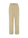 Corduroy wappen pants beige 230018 - BUTTONPLAY - BALAAN 1