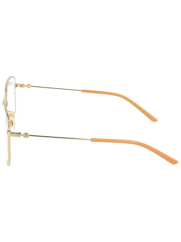 Eyewear Logo Metal Eyeglasses Gold - GUCCI - BALAAN 4