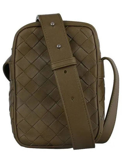 Intrecciato Rectangle Mini Cross Bag Mud - BOTTEGA VENETA - BALAAN 2