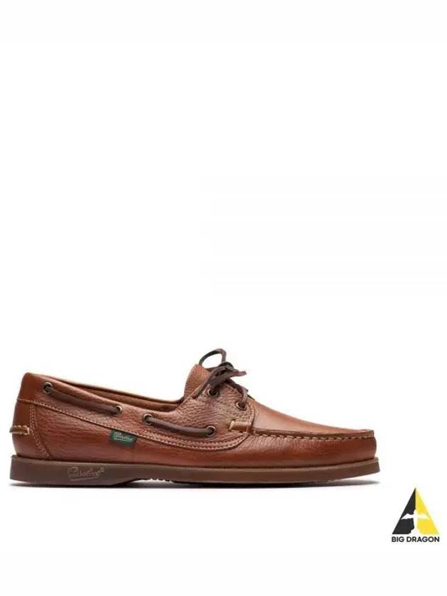 Barth Leather Boat Loafers Brown - PARABOOT - BALAAN 2