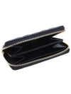 Lola Zipper Quilted Leather Half Wallet Black - BURBERRY - BALAAN 5