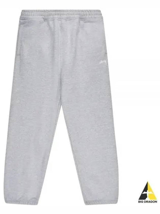 116627 GRAY HEATHER stock logo sweatpants - STUSSY - BALAAN 2