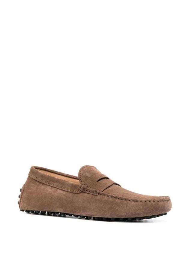 Men's Suede Gommino Driving Shoes Brown - TOD'S - BALAAN 3