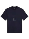 Ace Mock Neck Short Sleeve T-Shirt Navy - J.LINDEBERG - BALAAN 2