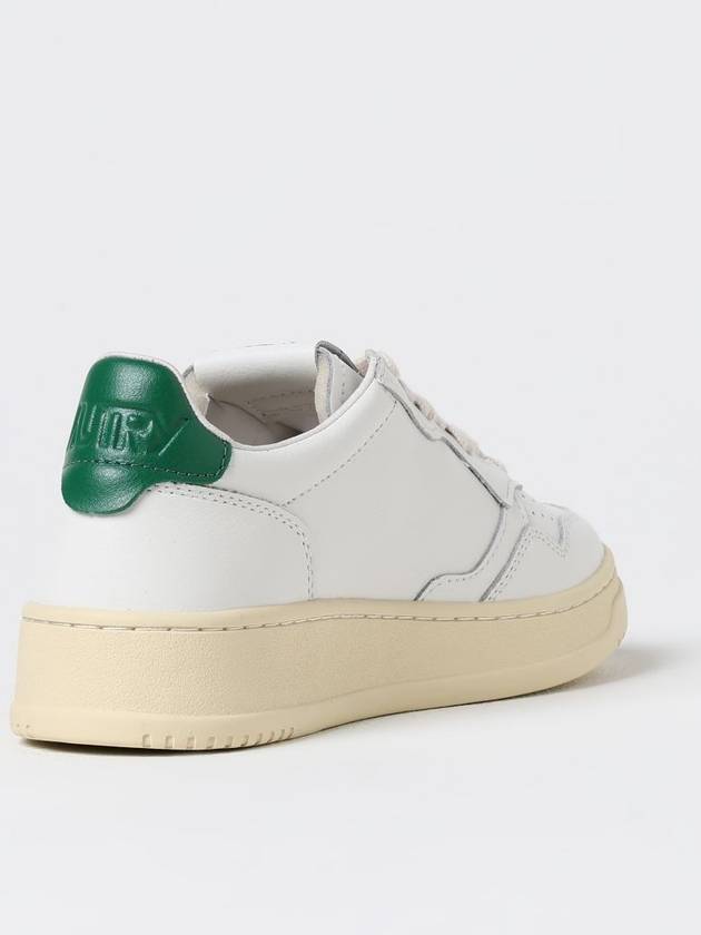 Medalist Green Tab Leather Low Top Sneakers White - AUTRY - BALAAN 4