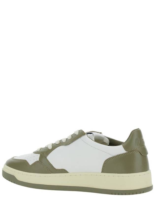 'Medalist Low' Green Sneakers With Side Logo In Leather Man - AUTRY - BALAAN 3