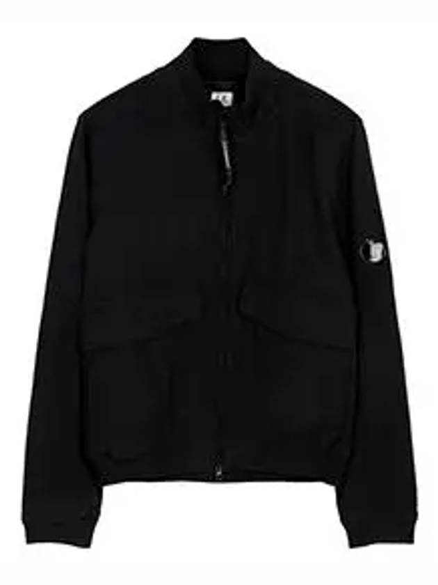 Shell-R Bomber Jacket Black - CP COMPANY - BALAAN 6