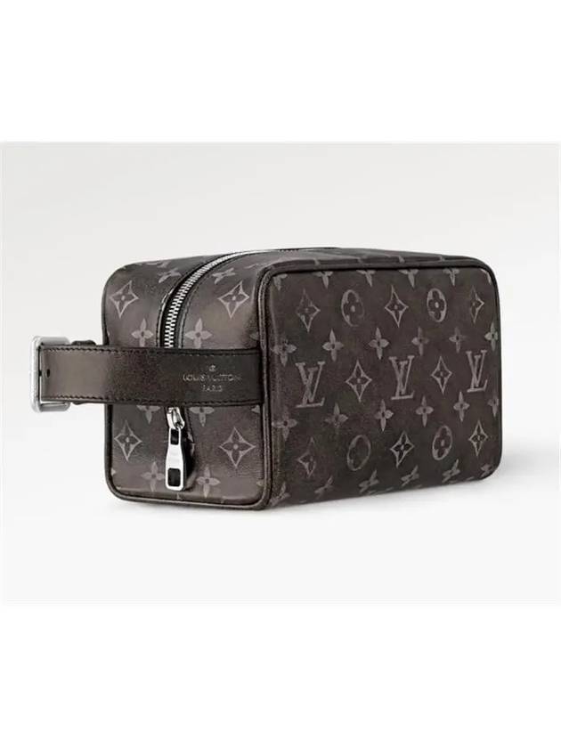 Locker Dopp Kit Pouch Bag Black - LOUIS VUITTON - BALAAN 3