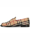 Checked Wool Felt Loafer Archive Beige - BURBERRY - BALAAN.