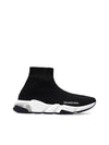 Speed Clear Sole High Top Sneakers Black - BALENCIAGA - BALAAN 1