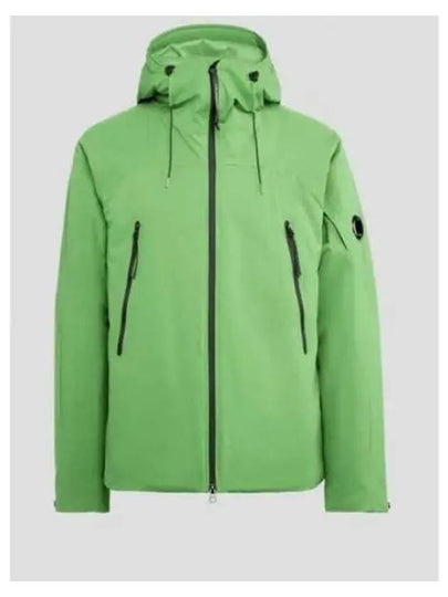 Pro-Tech Ribbed Hooded Jacket Green - CP COMPANY - BALAAN 2