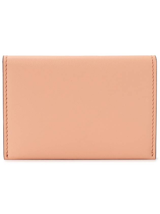 Folded Leather Card Wallet Pink - ACNE STUDIOS - BALAAN 3