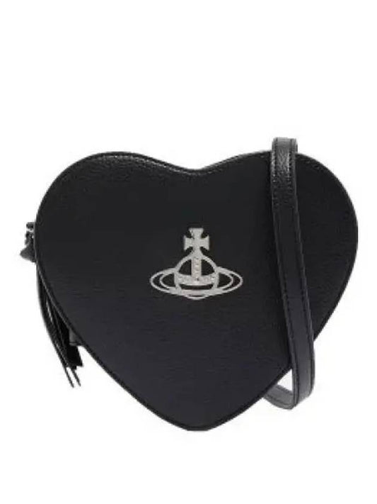 Louise Heart Cross Bag Black - VIVIENNE WESTWOOD - BALAAN 2