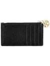 Women's Miller Zipper Card Wallet Black - TORY BURCH - BALAAN 2