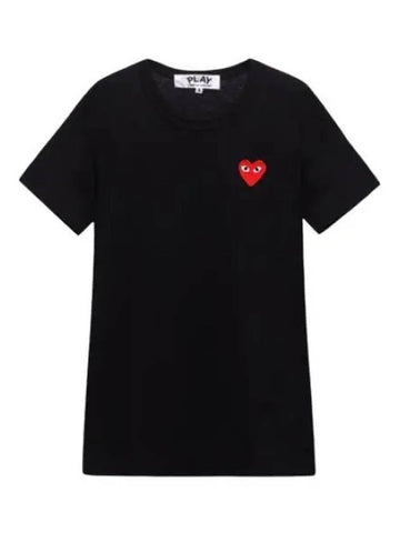 Red Heart Waffen Short Sleeve T Shirt Women - COMME DES GARCONS - BALAAN 1