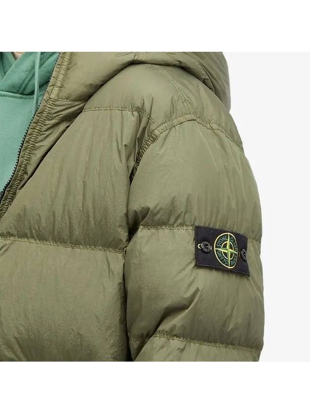 Crinkle Reps Re-Nylon Down Padding Green - STONE ISLAND - BALAAN 3