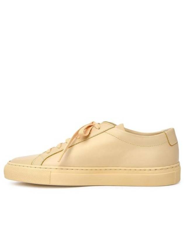 Original Achilles Low Top Sneakers Yellow - COMMON PROJECTS - BALAAN 3