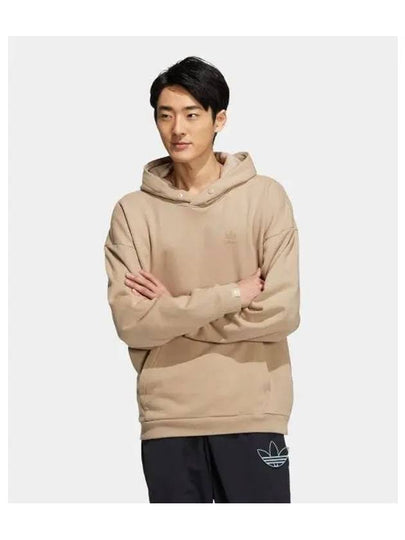 Essentials Button Hoodie Beige - ADIDAS - BALAAN 2