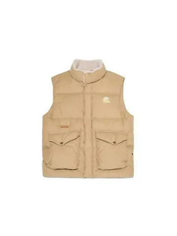 KODAK Apparel Trip Corduroy Duck Down Vest BEIGE - KODO - BALAAN 1