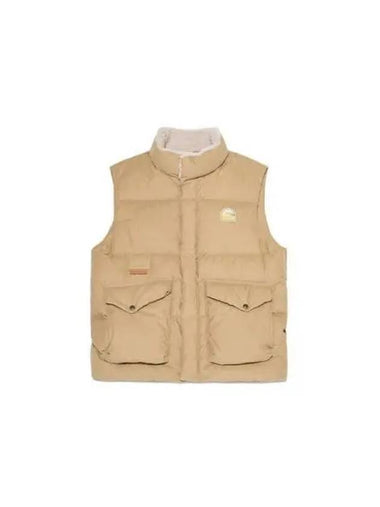 KODAK Apparel Trip Corduroy Duck Down Vest BEIGE - KODO - BALAAN 1