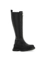 Women's Tread Slick Zip Long Boots Black - ALEXANDER MCQUEEN - BALAAN 3