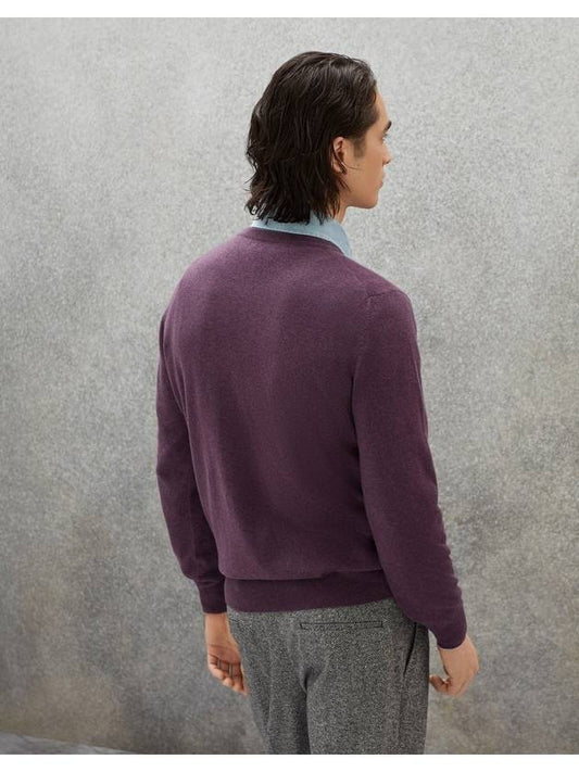 VIP Men s Cashmere Sweater Grape CZ356 - BRUNELLO CUCINELLI - BALAAN 2