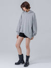 UNBALANCE HEM HOOD TSHIRTGREY - PAGE STUDIO - BALAAN 3