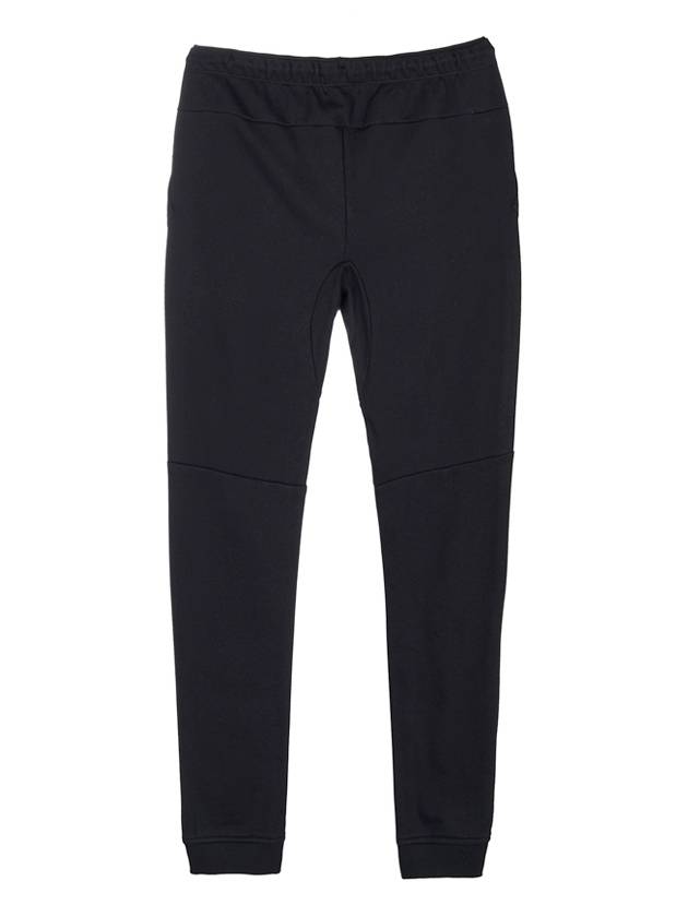 Diagonal Raised Fleece Lens Wappen Track Pants Black - CP COMPANY - BALAAN 3