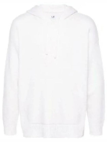 Lambswool GRS Boxy Hoodie White - CP COMPANY - BALAAN 2