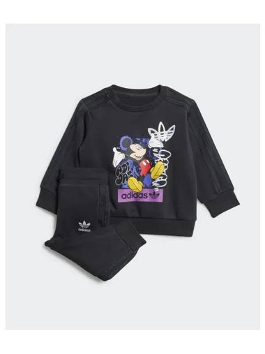 adidas KIDS Disney Mickey Mouse Crew Set Infant Black IX6430 - ADIDAS - BALAAN 1